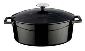 Gjutjärnsgryta 4,67L Svart