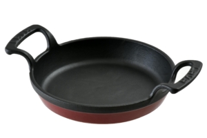 Fajita panna gjutjärn Röd