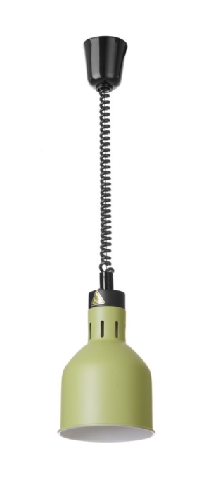 Cylindrisk värmelampa med stigande och sänkbar