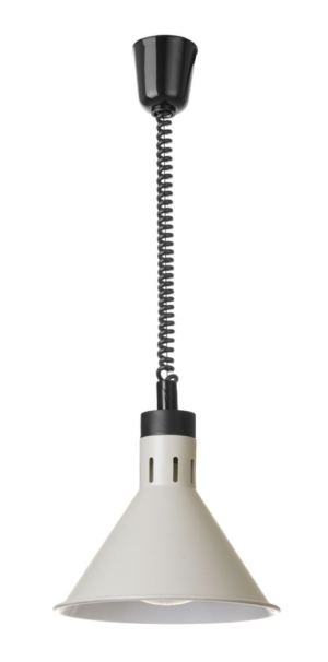 Konisk värmelampa med stigande och sänkbar