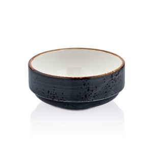 SKÅL BALANCE GRÅ/SVART12CM UTGÅENDE