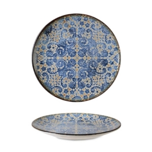 TALLRIK FLAT VALENCIA BLUET 25CM