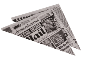 FISH & CHIPS STRUT TIDNINGSTRYCK 1000st