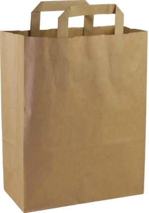 Bärkasse BRUN 11L H28xB22xD10cm 250st