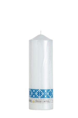 Blockljus 7x20cm VIT 100H 12st