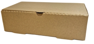 Pizzakartong well BRUN OTRYCK 28x16x8cm 150st