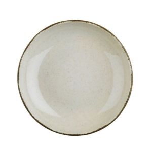 Tallrik djup rund 21cm beige, 6 St/Frp