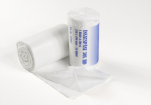 Avfallspåse 30L HDPE Vit 7my 1000st