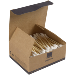 Bomullspinnar i bambu 7,5cm 24x200st