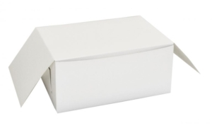 BAKELSEKARTONG 14X11X8 CM VIT 500 ST