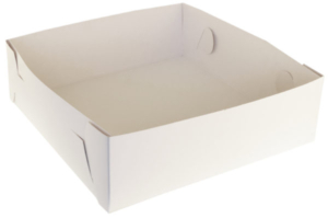 TÅRTBOTTEN 32X32X10 CM VIT 100 ST