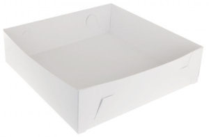 TÅRTBOTTEN 35X35X10 CM VIT 100 ST