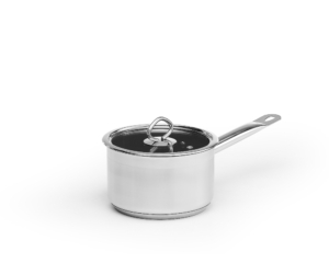 Kastrull, inkl glas lock, non stick / rfr, 1,8 Lit