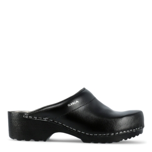 Sika Skor Traditionel mjuk toffel SVART