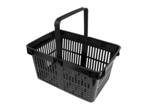 Kundkorg 27L svart 48x33x25cm