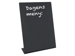 Griffelplast Informationsställ lutande A4 Svart