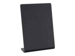 Griffelplast Informationsställ lutande A6 Svart