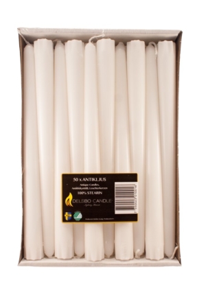Antikljus 24cm 100% Stearin 100st