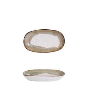 FAT SMALL OVAL CANDEM BEIGE 12CM