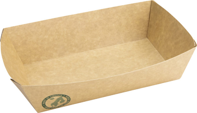 TakeAway Box matform 1000ml brun 400st