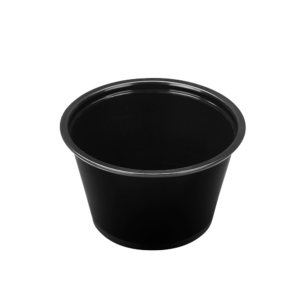 Dressingbägare SVART PP 110ml 2500st