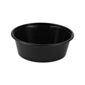 Microform Rund Svart 300ml 500st