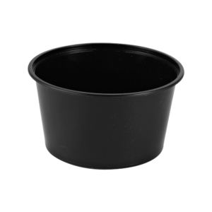 Microform Rund Svart 450ml 500st