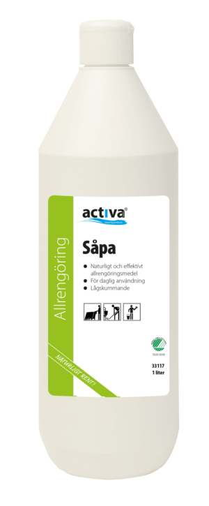 Grönsåpa Activa 1L