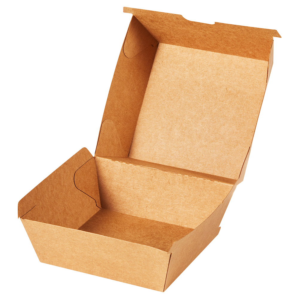 Hamburgerbox BRUN kraft 400st