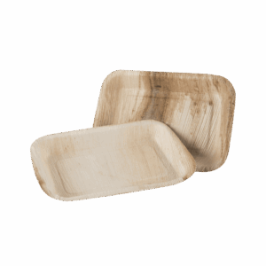 Palmbladstallrik rekt 230x160x30mm 300st