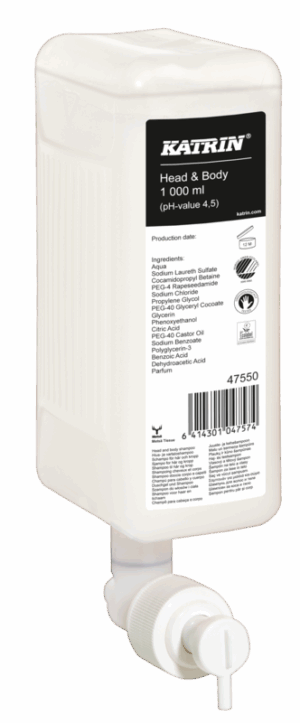 Duschtvål Katrin Head & Body 1000ml