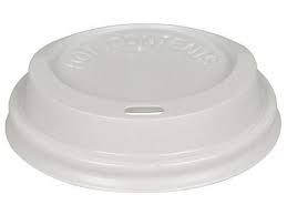 Lock till kaffebägare Vit 36-48cl 1000st