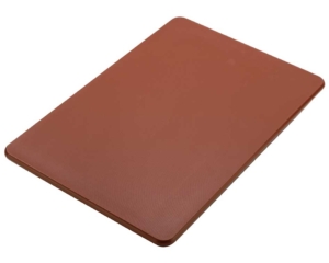 Skärbräda i polypropenplast Brun
