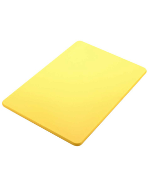 Skärbräda i polypropenplast Gul