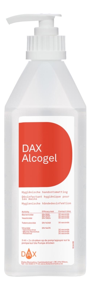 Handdesinfektion DAX Alcogel 85% 600ml