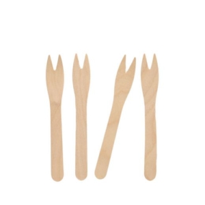 Pommes Frites gafflar av trä "pure" 12,1cm 4000st