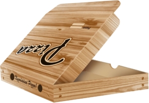 Pizzakartong well 35x35x3,5cm 150st UTFÖRSÄLJNING