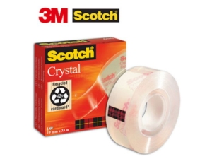 Kontorstejp SCOTCH Crystal 33x19mm