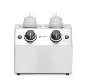 Såsvärmare dubbel, HENDI, 1,3L, 220-240V/400W