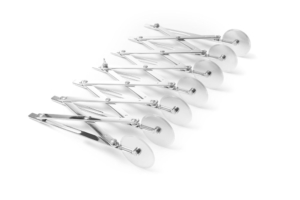 Degskärare med 7 hjul, HENDI, 222x80x(H)55mm