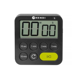 Timer, HENDI, Svart, 82x20x(H)88mm