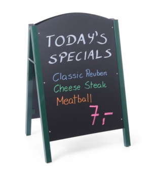 Svarttavla för trottoaren, HENDI