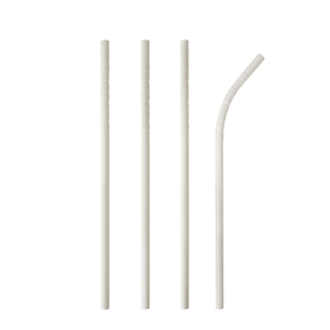 Sugrör böjbart PAPPER VIT 0,6x20cm 1000st