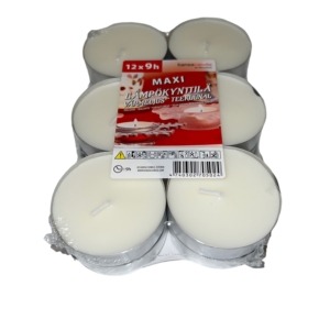 Värmeljus MAXI 9H 144st