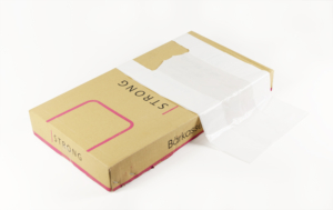 Plastkasse LDPE Vit 30L 30/17x60cm 500st