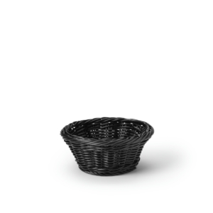 Brödkorg Rund. Svart, 1 St/Frp