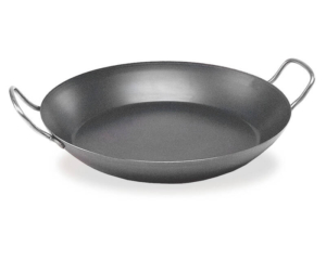 Paella panna i kolstål , Kolstål