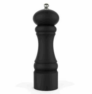 Kryddkvarn matt svart 15cm med P för peppar, 1 St/