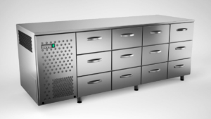 KYLBÄNK 20012 (12 lådor) 2000mm