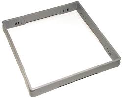 Förhöjningsram Grå utan fack